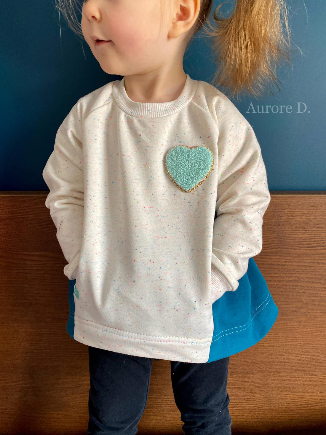Heart Patch - Fluffy Chenille