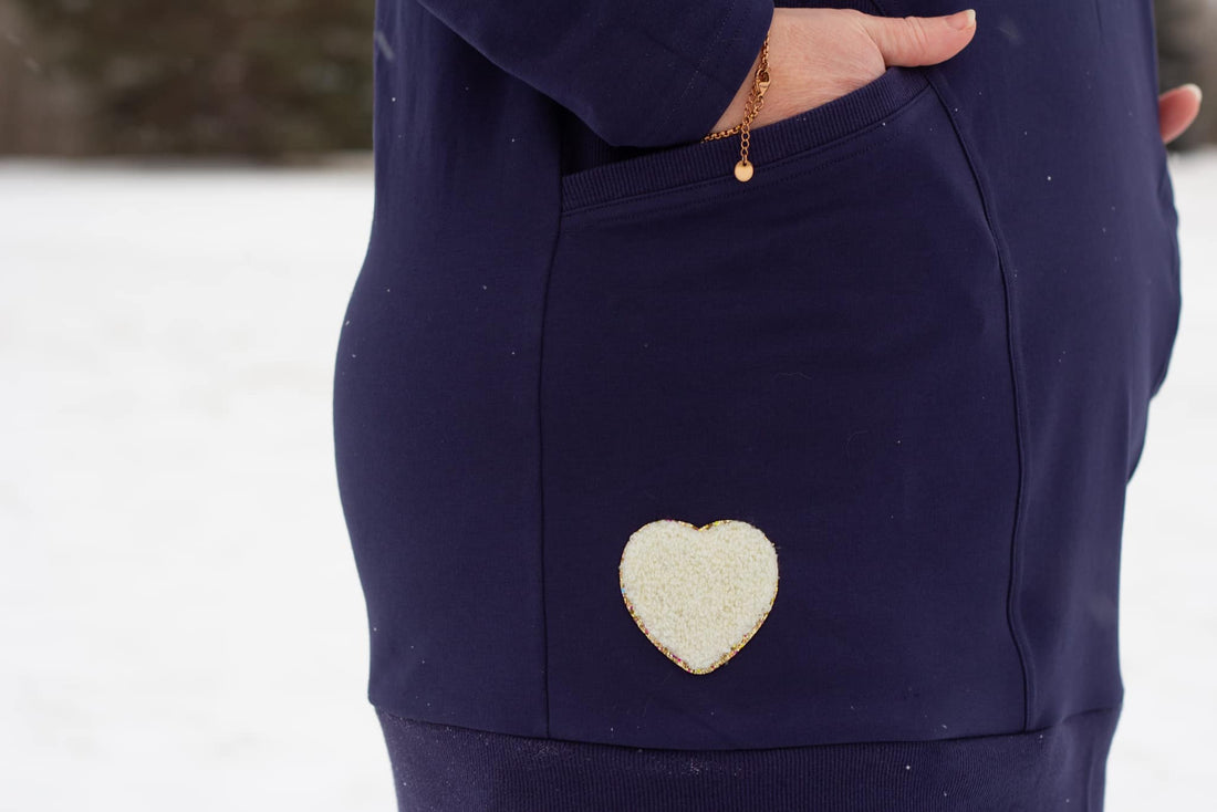 Heart Patch - Fluffy Chenille