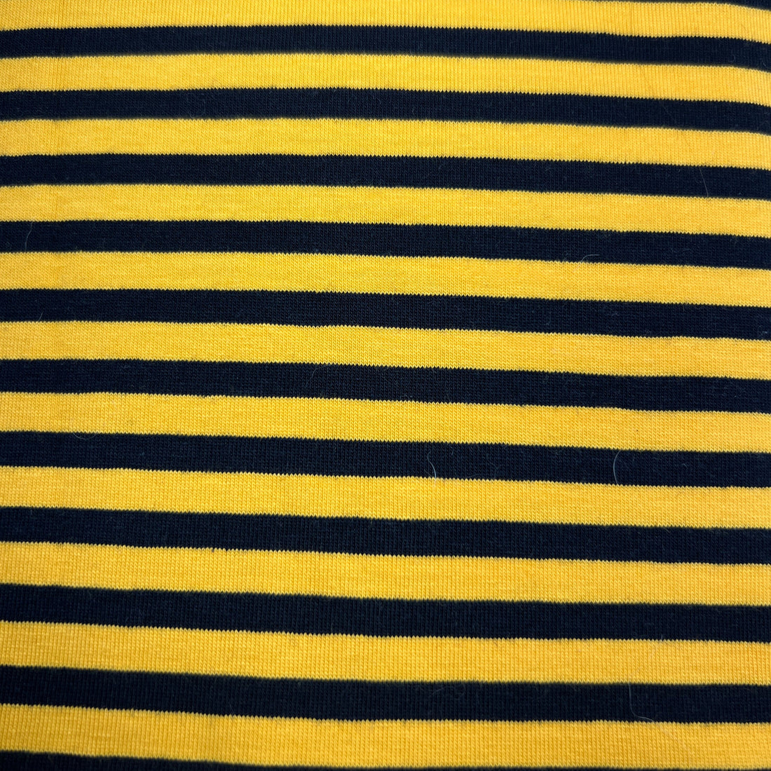 Lillestoff Euro Organic Honey and Black stripes CL 1m