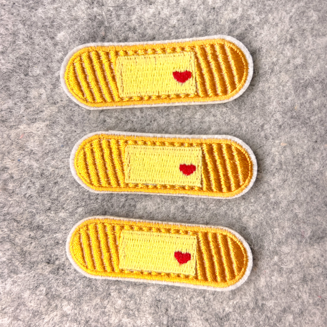 Yellow Bandaid with Heart