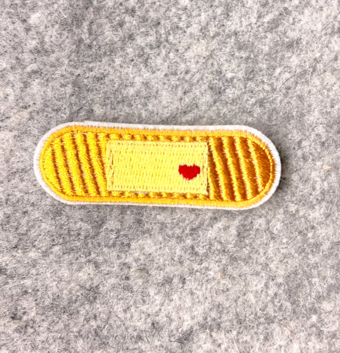Yellow Bandaid with Heart