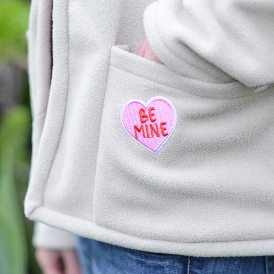 Kiss Me Conversation Heart Patch