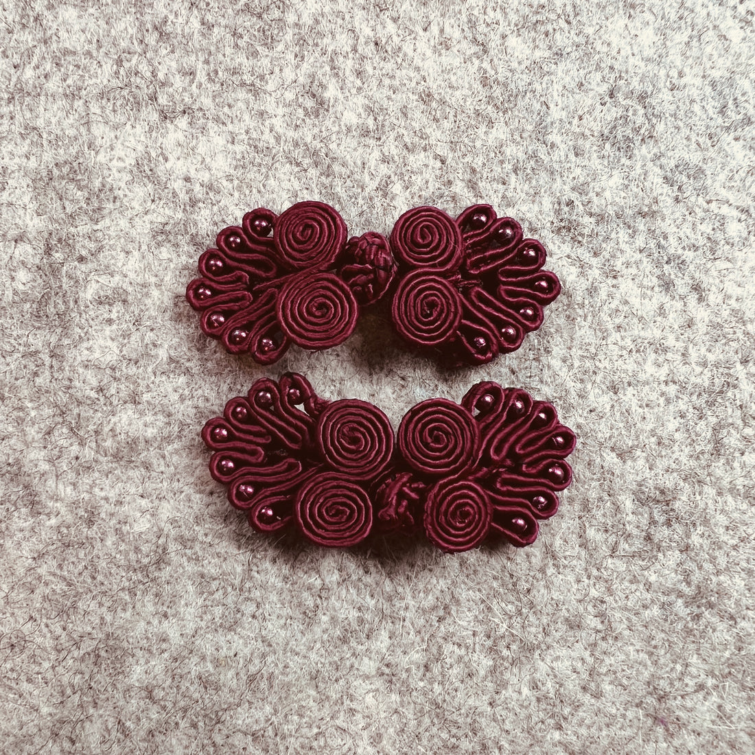 Qipao Button Pankou Button Cheongsam Decorative Closure Set of 2 for your Hong Bao Wonderful Sews Dress