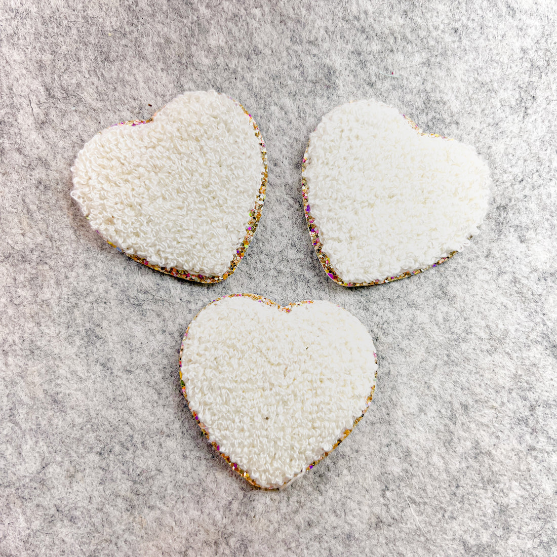 Heart Patch - Fluffy Chenille