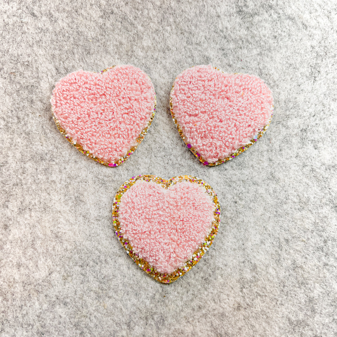 Heart Patch - Fluffy Chenille