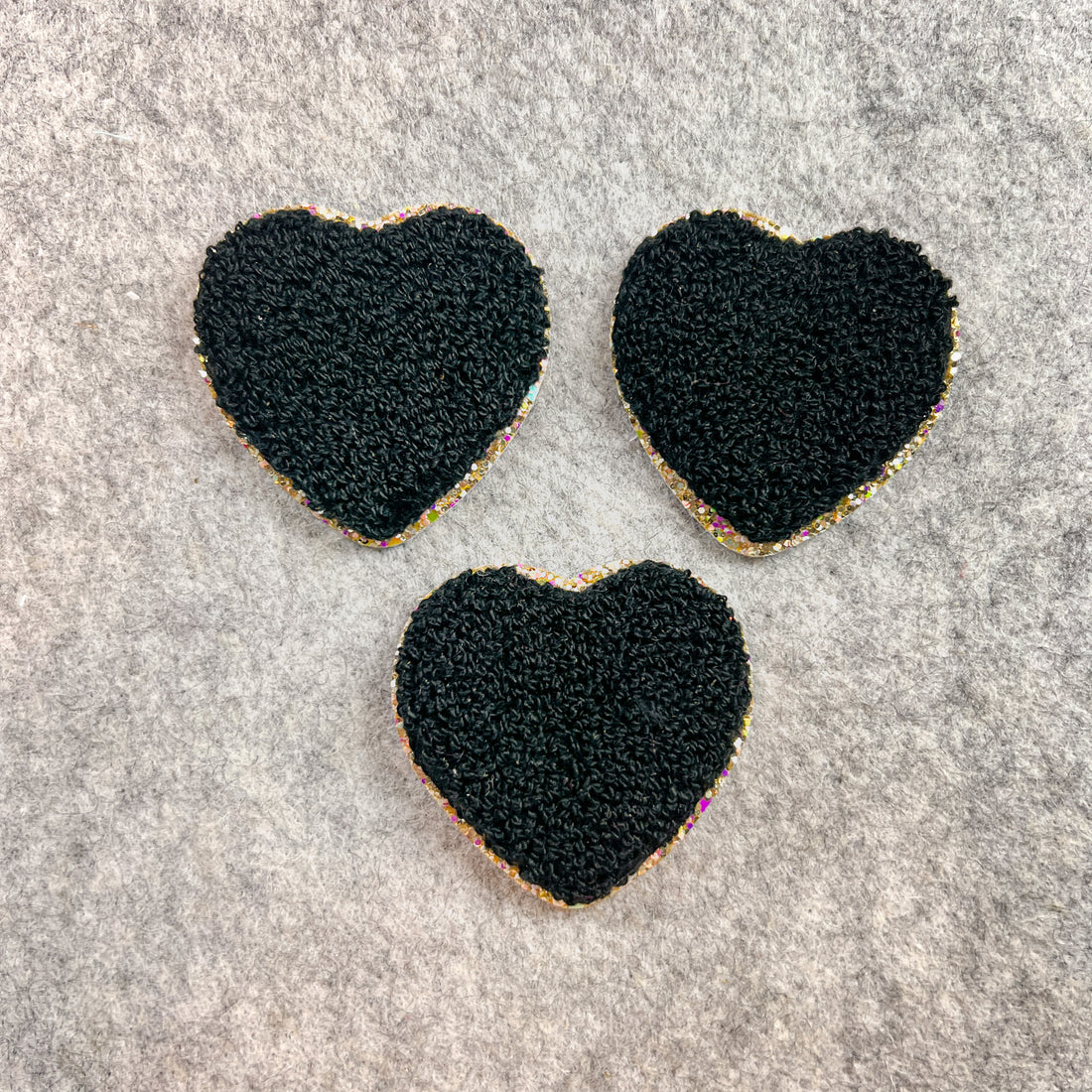 Heart Patch - Fluffy Chenille