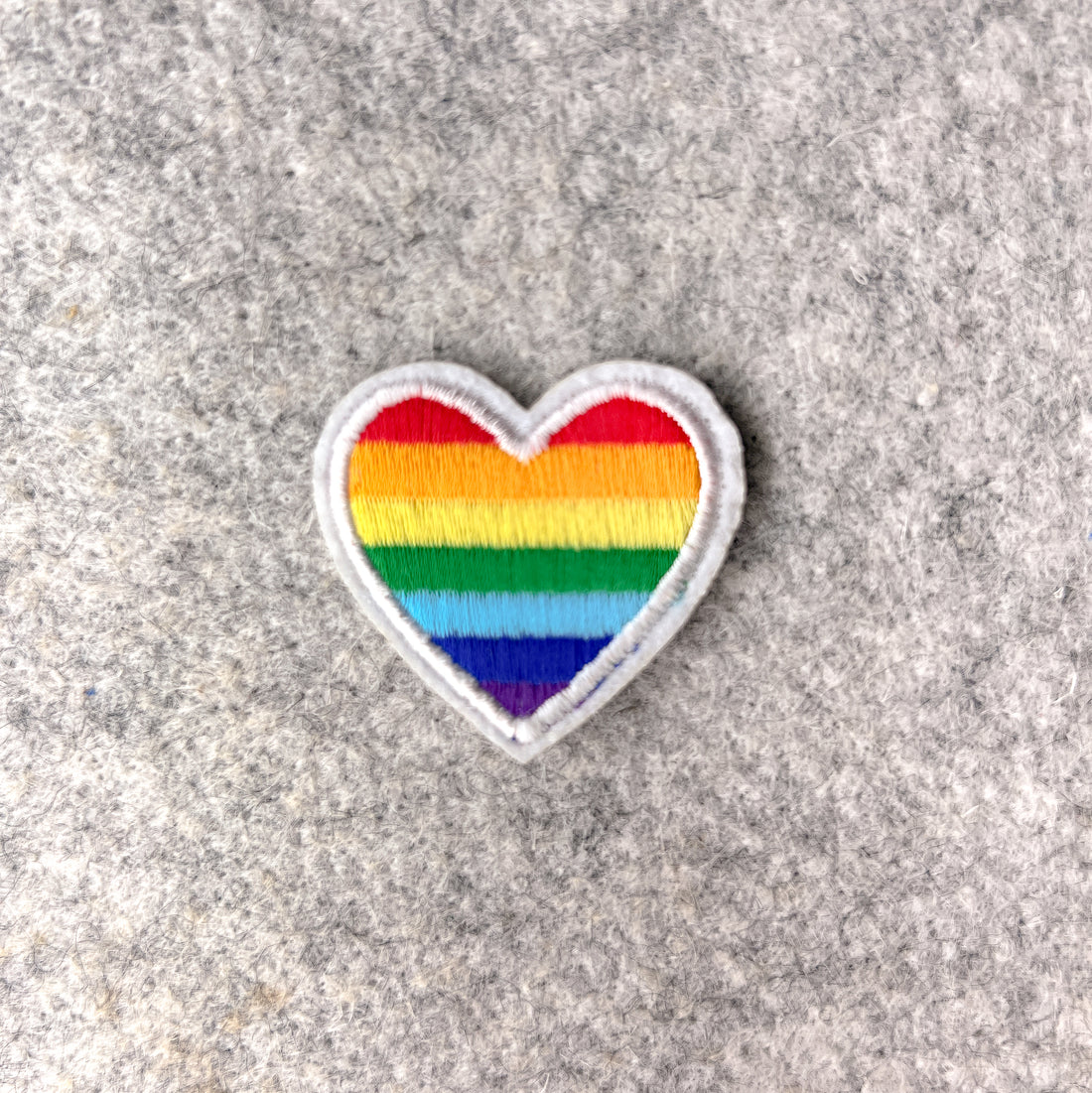 Rainbow Heart Patch