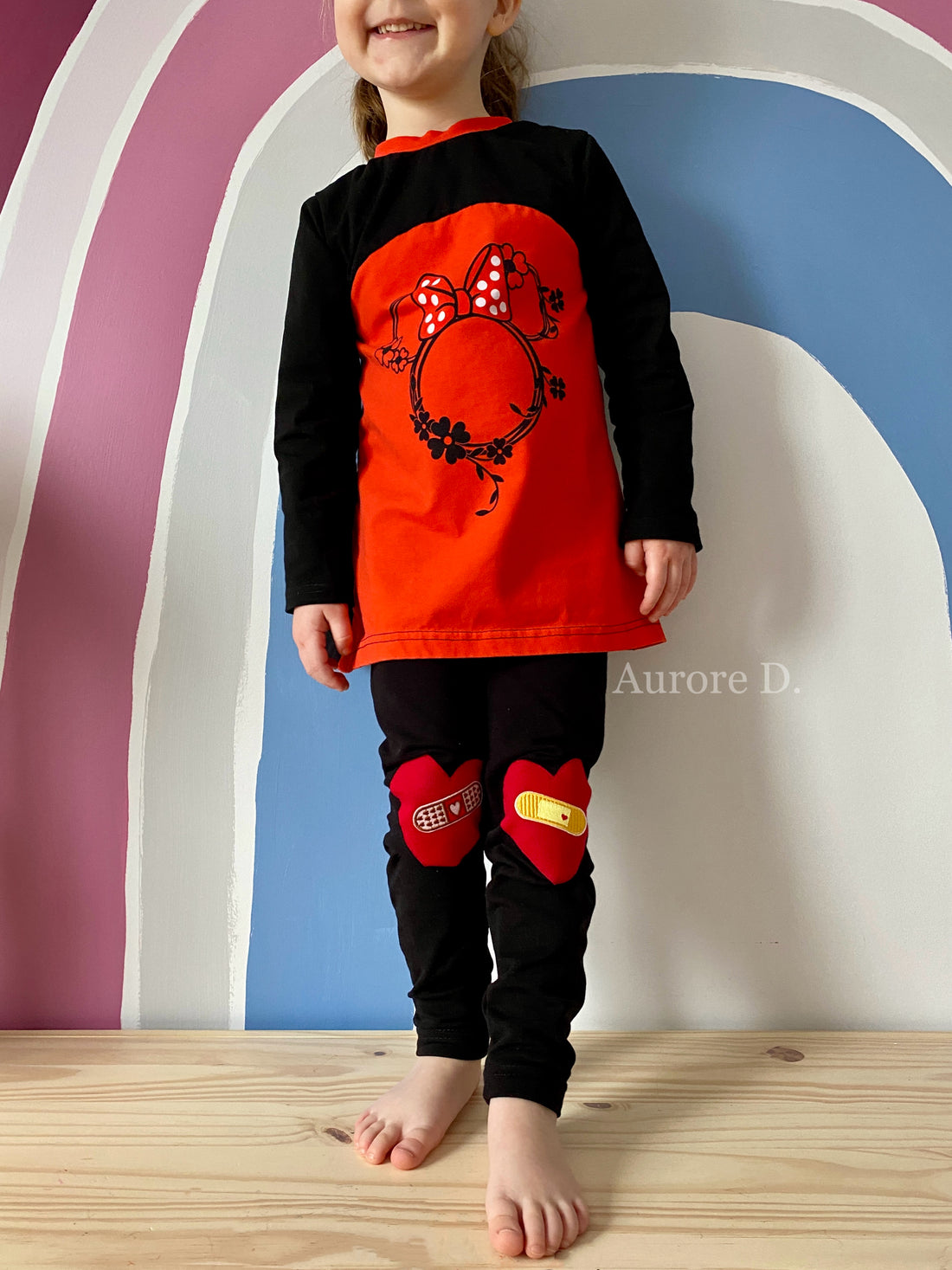 Red Bandaid with Heart