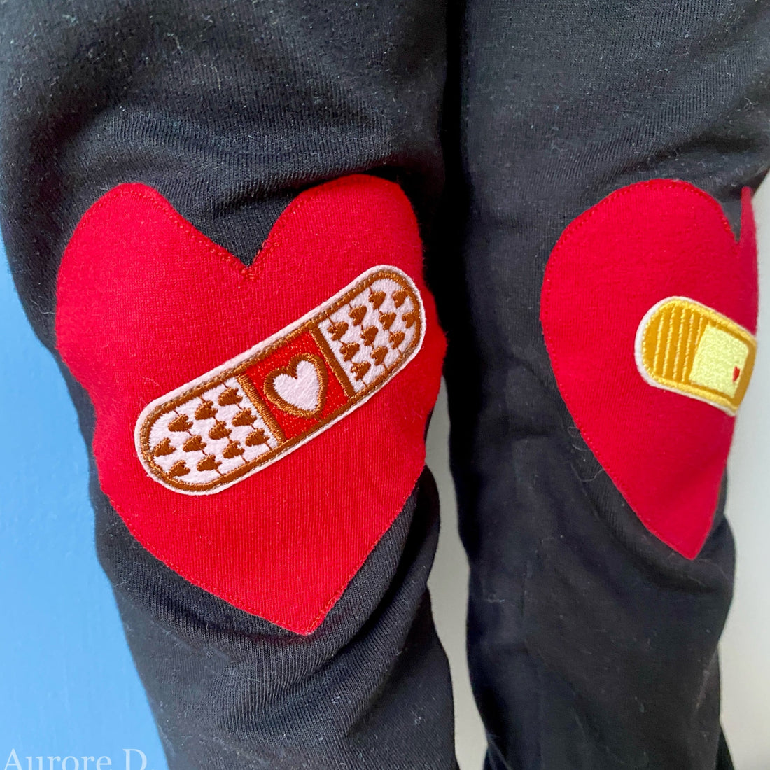 Red Bandaid with Heart