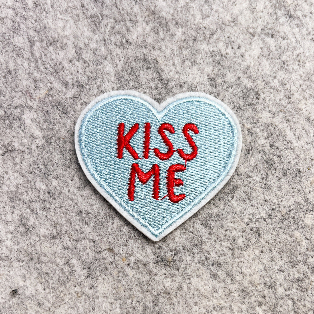 Kiss Me Conversation Heart Patch