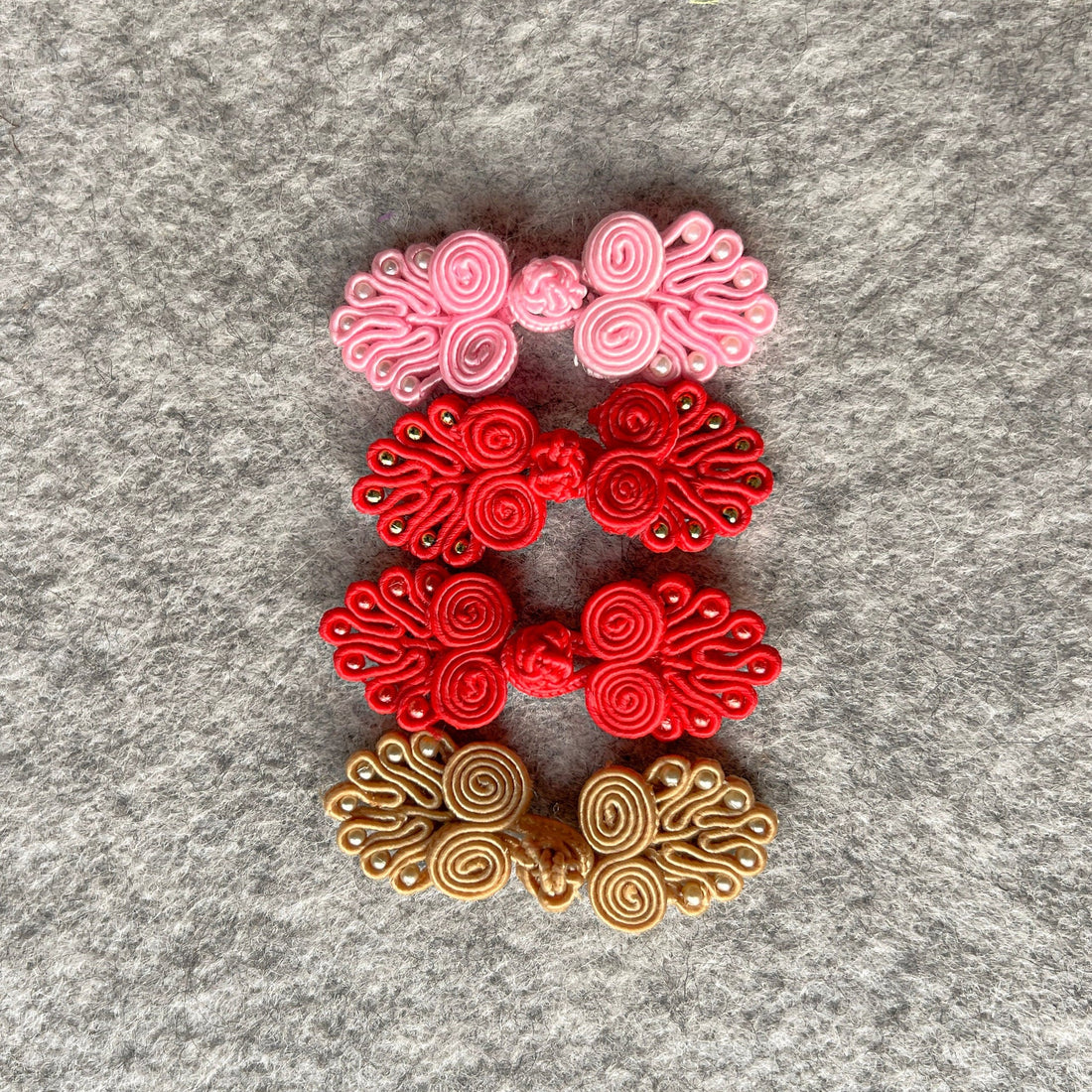 Qipao Button Pankou Button Cheongsam Decorative Closure Set of 2 for your Hong Bao Wonderful Sews Dress