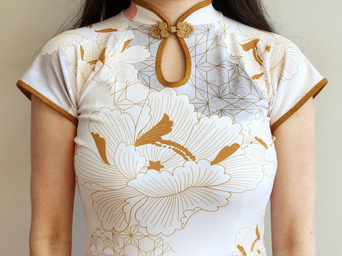 Qipao Button Pankou Button Cheongsam Decorative Closure Set of 2 for your Hong Bao Wonderful Sews Dress