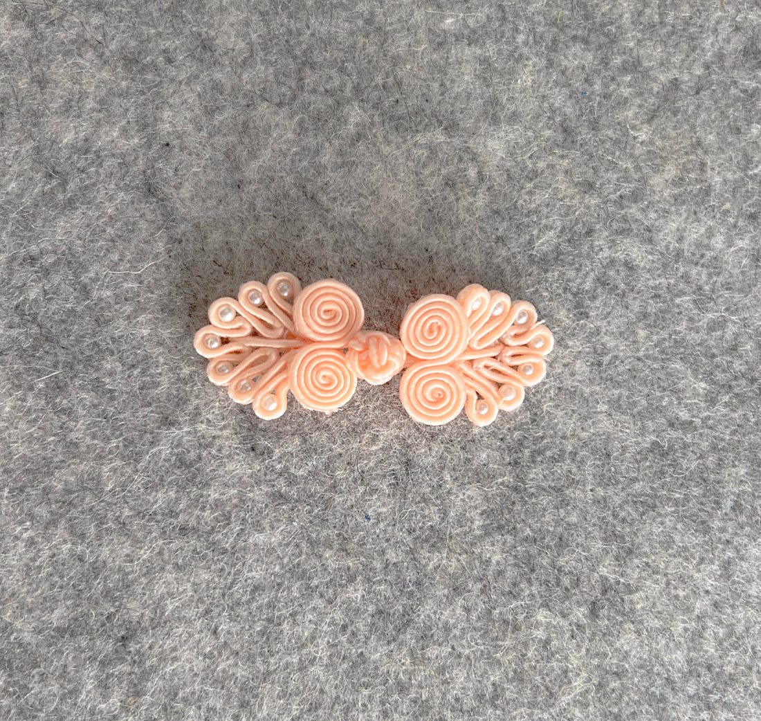 Qipao Button Pankou Button Cheongsam Decorative Closure Set of 2 for your Hong Bao Wonderful Sews Dress