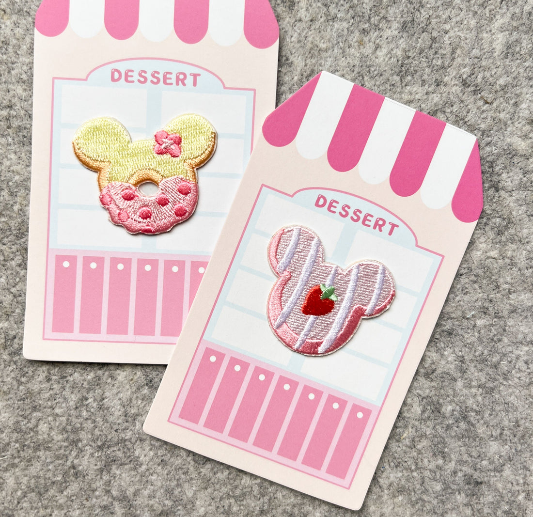 Cute Dessert Embroidery Applique, DIY, food patch, kawaii patch, cute embellishment, DIY, Sew on Patch, Cute Food, from wonderfulsews