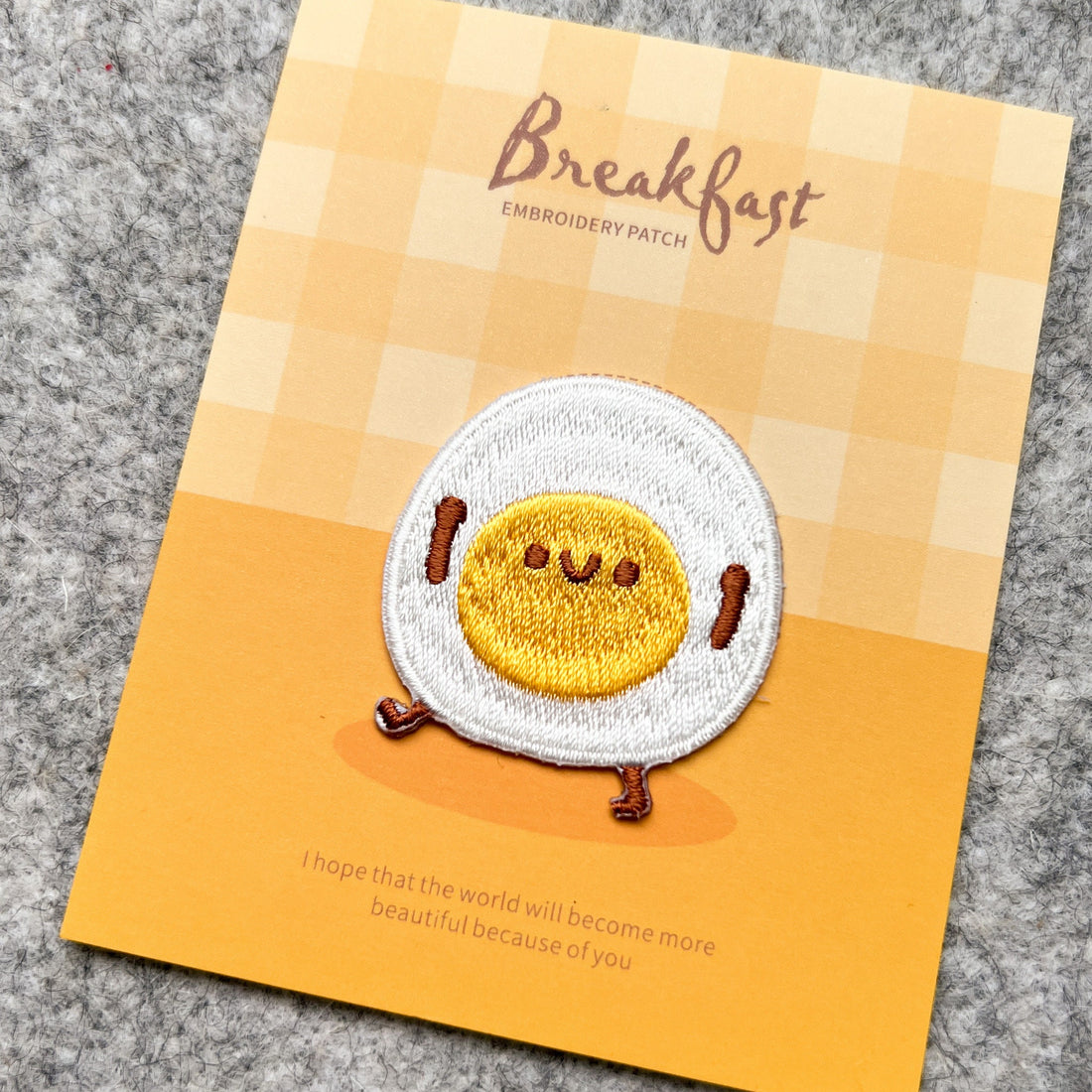 Egg Iron-on Embroidery Patch