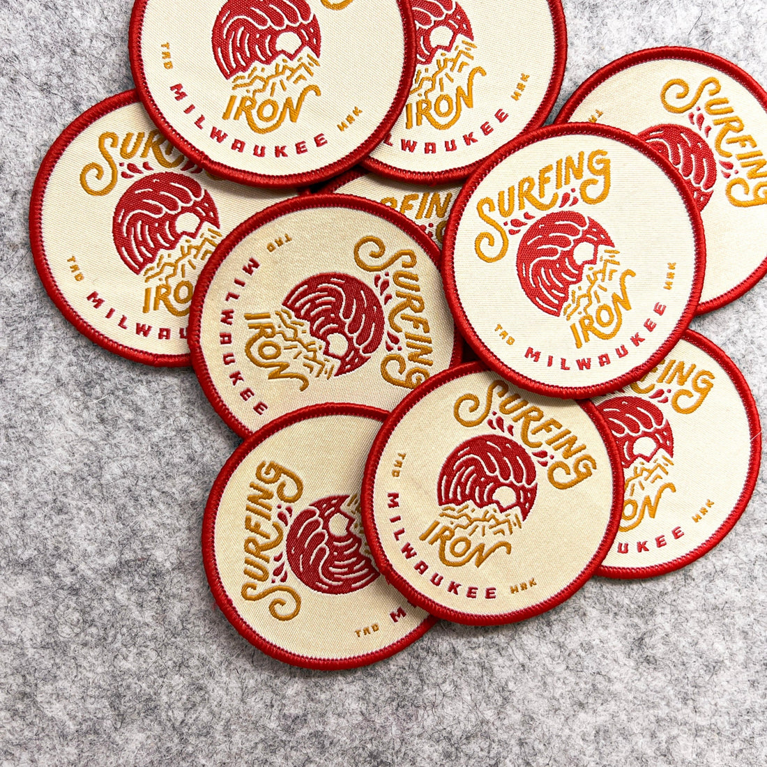Surfing Iron Patch