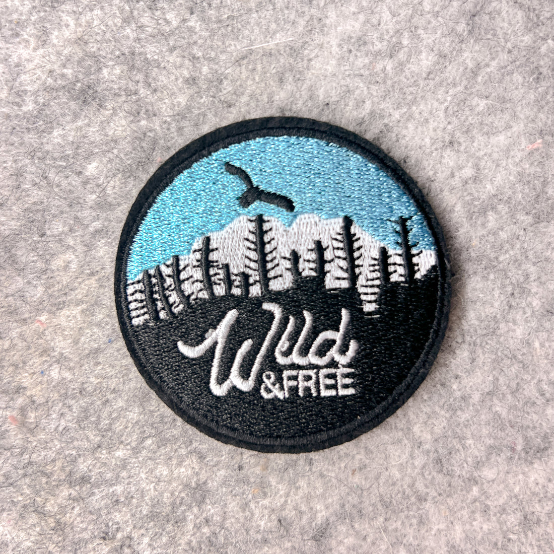 Wild and Free Patch Teal