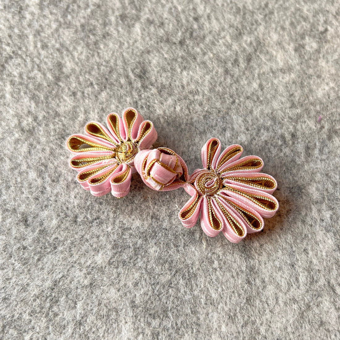 Pink Flower Buttons