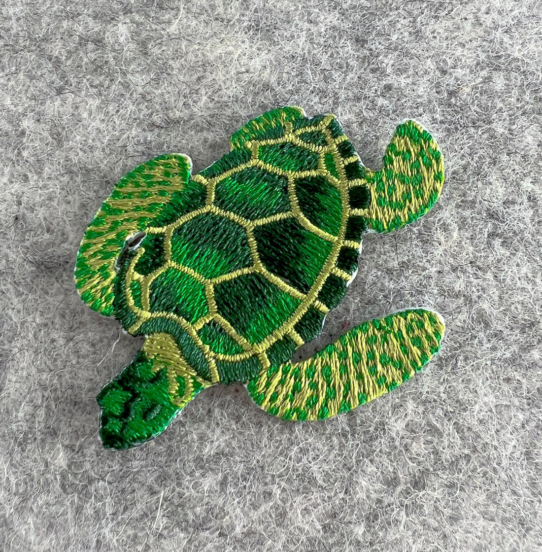 Turtle Applique Iron-on Patch