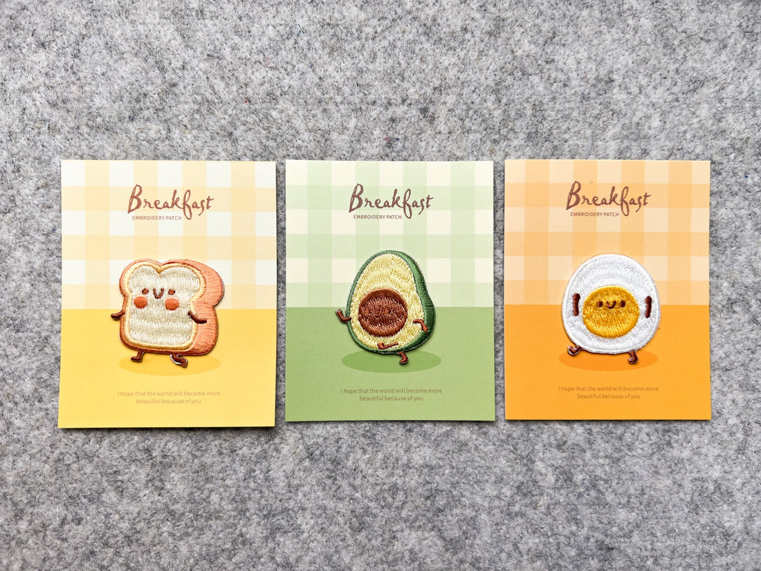 Toast Iron-on Embroidery Patch